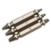 Titan Tools® - 3-piece 7/32" To 5/16" Hex Body Double-Ended Flute Screw Extractor Set