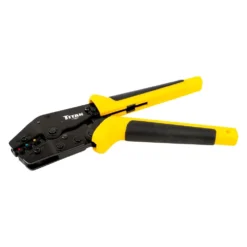 Titan Tools® - SAE 22 To 10 AWG Offset Fixed Ratcheting Terminal Crimper