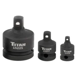 Titan Tools® - 3/8" And 3/4" Drive Reducing Friction Ball Impact Adapter Set (3 Pieces)