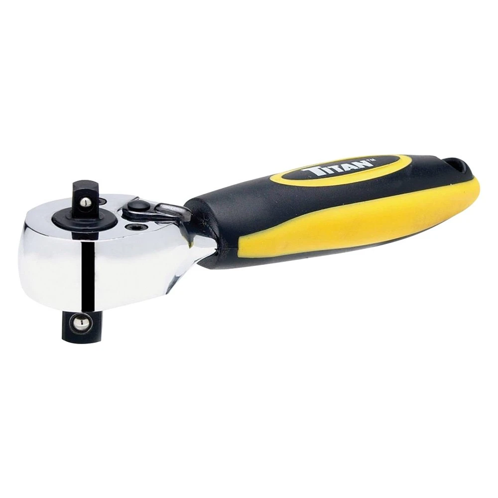 Titan Tools® - Mixed Drive Size Drive Double End Head 72 Teeth Cushion-Grip Ratchet 2 Titan Tools® - Mixed Drive Size Drive Double End Head 72 Teeth Cushion-Grip Ratchet - Image 2