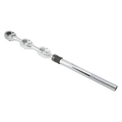 Titan Tools® - 3/4" Drive Adjustable Length 19-1/2"-30-1/2" Length 24 Teeth Standard Head Diamond Knurled Grip Ratchet