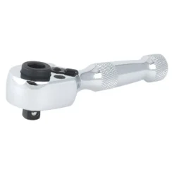 Titan Tools® - 1/4" Drive 3" Length Double End Head Diamond Knurled Grip Ratchet