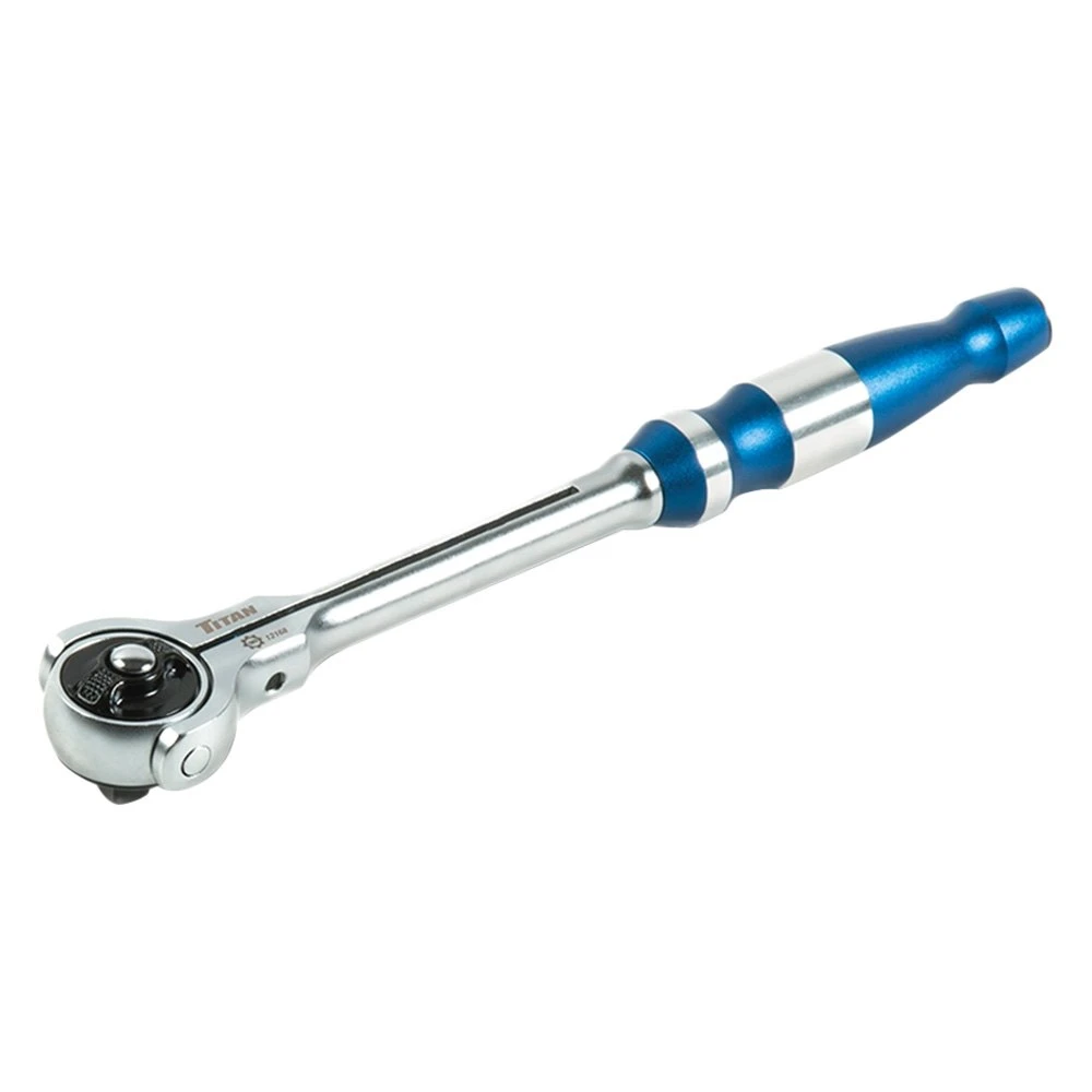 Titan Tools® - 3/8" Drive Rotating Head Flat Metal Grip Ratchet 2 Titan Tools® - 3/8" Drive Rotating Head Flat Metal Grip Ratchet - Image 2