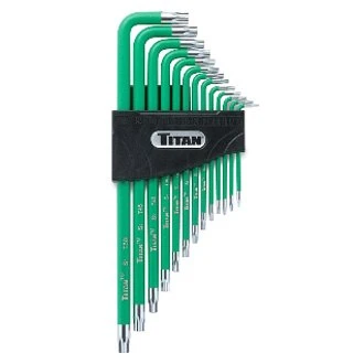 Titan Tools® - 13-Piece T6 To T50 Long Arm Tamper Resistant Torx Key Set 1 Titan Tools® - 13-Piece T6 To T50 Long Arm Tamper Resistant Torx Key Set