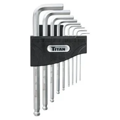 Titan Tools® - 9-Piece 1.5 To 10 Mm Metric Ball End Hex Key Set
