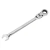 Titan Tools® - Metric 12-Point Flexible Head 72-Teeth Ratcheting Chrome Combination Wrench