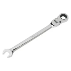 Titan Tools® - Metric 12-Point Flexible Head 72-Teeth Ratcheting Chrome Combination Wrench