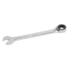 Titan Tools® 14608 - 11/16" 12-Point Straight Head Reversible 72-Teeth Ratcheting Mirror Polished Combination Wrench