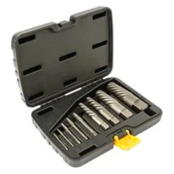 Titan Tools® - 9-piece 1/8" To 1-7/16" Square Shank Spiral Flute Screw Extractor Set