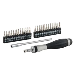 Titan Tools® - 26-piece Multi Material Handle Ratcheting Precision Multi-Bit Screwdriver Kit