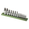 Titan Tools® - Mixed Drive Size Torx Bit Socket Set 13 Pieces
