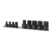 Titan Tools® - 3/8" Drive Metric Hex Stubby Impact Bit Socket Set (9 Pieces)