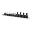 Titan Tools® - 3/8" Drive Torx Stubby Impact Bit Socket Set (10 Pieces)