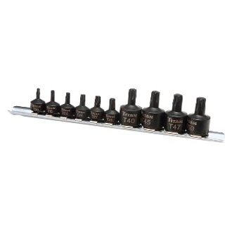 Titan Tools® - 3/8" Drive Torx Stubby Impact Bit Socket Set (10 Pieces) 1 Titan Tools® - 3/8" Drive Torx Stubby Impact Bit Socket Set (10 Pieces)