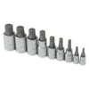 Titan Tools® - Mixed Drive Size Metric Triple Square Bit Socket Set 9 Pieces