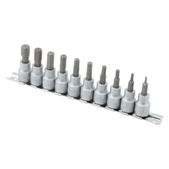 Titan Tools® - 3/8" Drive Metric Hex Bit Socket Set 10 Pieces