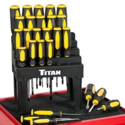 Titan Tools® - 26-piece Multi Material Handle Phillips/Slotted/Torx/Square Mixed Screwdriver Set