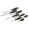 Titan Tools® - 8-piece Multi Material Handle Bolstered Magnetic Standard & Stubby Phillips/Slotted Mixed Screwdriver Set