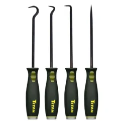Titan Tools® - 4-piece 10.5" Jumbo Bolstered Pick And Hook Set