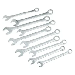Titan Tools® - 10-piece 1-5/16" To 2" 12-Point Straight Head Jumbo Combination Wrench Set