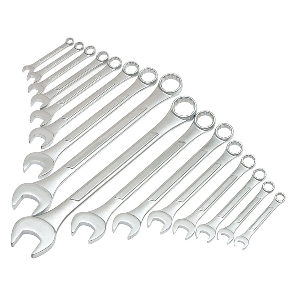 Titan Tools® - 16-piece 10 To 32 Mm 12-Point Straight Head Raised Panel Combination Wrench Set 1 Titan Tools® - 16-piece 10 To 32 Mm 12-Point Straight Head Raised Panel Combination Wrench Set