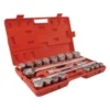 Titan Tools® - 3/4" Drive SAE Ratchet And Socket Set, 21 Pieces