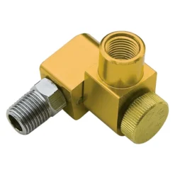 Titan Tools® 19369 - 1/4" (F) NPT X 1/4" (M) NPT Brass 360° Swivel Connector