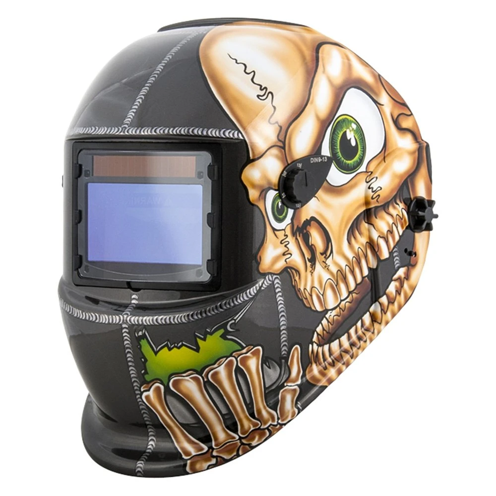 Titan Tools® 41279 - "Skull" Print Solar Auto-Darkening Welding Helmet With Li-ion Back-up Batteries 1 Titan Tools® 41279 - "Skull" Print Solar Auto-Darkening Welding Helmet With Li-ion Back-up Batteries