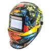 Titan Tools® 41289 - "Anvil Forge Skull" Print Solar Auto-Darkening Welding Helmet With Li-ion Back-up Batteries