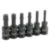 Titan Tools® - Torsion Core™ 1/2" Drive Metric Torx Impact Bit Socket Set (6 Pieces)