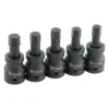 Titan Tools® - Torsion Core™ 3/4" Drive Metric Hex Impact Bit Socket Set (5 Pieces)