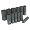 Titan Tools® - 3/8" Drive SAE 6-Point Deep Impact Socket Set (12 Pieces)
