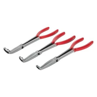 Titan Tools® - 3-piece 11" Box Joint Ring Jaws Dipped Handle Long Reach Needle Nose Pliers Set 1 Titan Tools® - 3-piece 11" Box Joint Ring Jaws Dipped Handle Long Reach Needle Nose Pliers Set