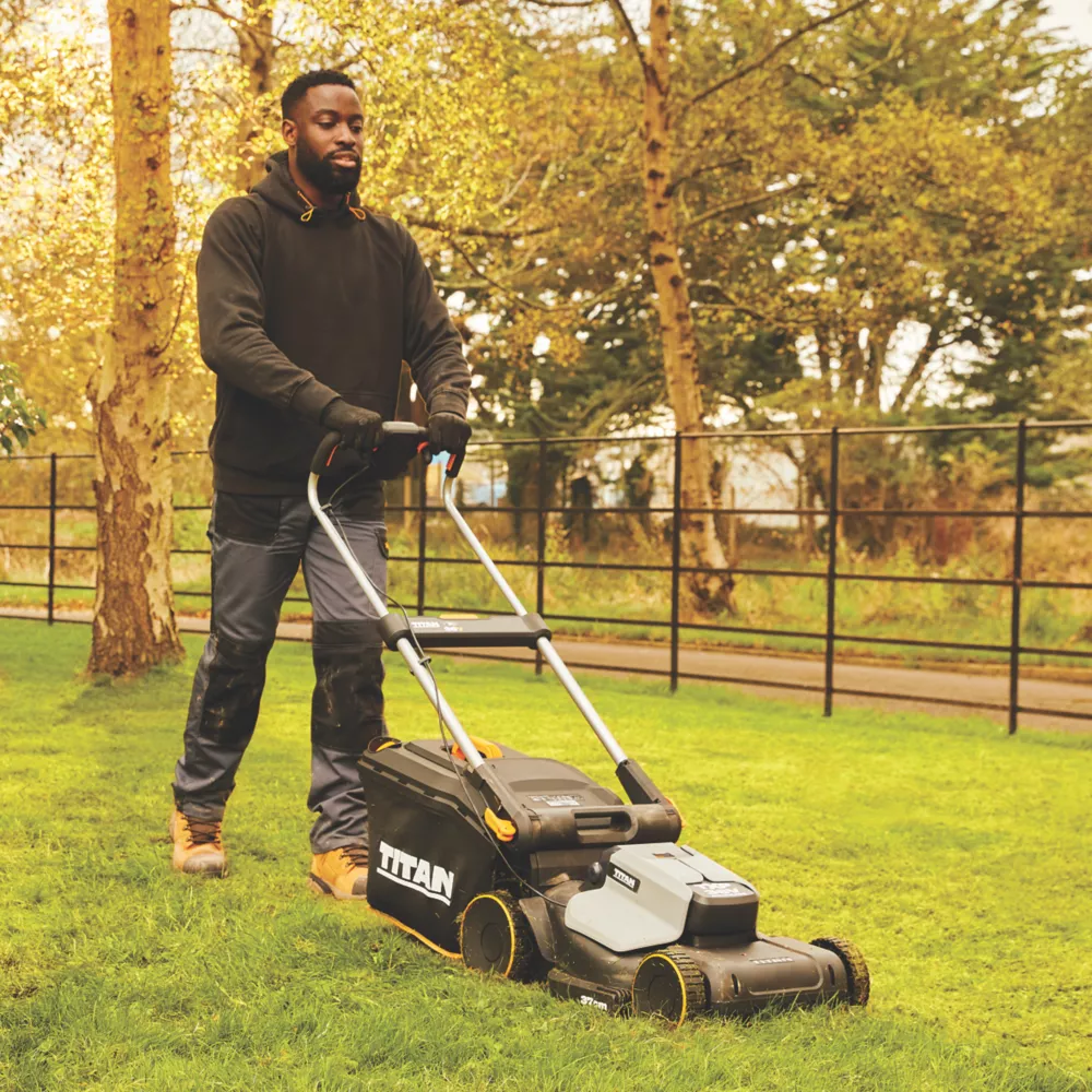 Titan 36V 1 X 4.0Ah Li-Ion TXP Brushless Cordless 37cm Rotary Lawn Mower 2 Titan 36V 1 X 4.0Ah Li-Ion TXP Brushless Cordless 37cm Rotary Lawn Mower - Image 2