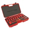 Titan Tools® - 1/2" Drive Metric Ratchet And Socket Set, 24 Pieces