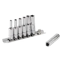 Titan Tools® - 1/4" Drive External Torx Deep Socket Set 7 Pieces