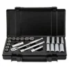 Titan Tools® - 3/8" Drive 6-Point Metric Ratchet And Socket Set, 21 Pieces