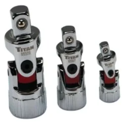Titan Tools® - Mixed Drive Size U-Joint Socket Adapter Set 3 Pieces