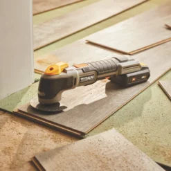 Titan TTI882MLT 18V 1 X 2.0Ah Li-Ion TXP Cordless Multi-Tool -TITAN Tools 902PV A4