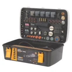 Titan TTB863MLT 130W Electric Multi-Tool Kit With 253 Piece Accessory Kit 220-240V 8 Titan TTB863MLT 130W Electric Multi-Tool Kit With 253 Piece Accessory Kit 220-240V -TITAN Tools 931PP A3